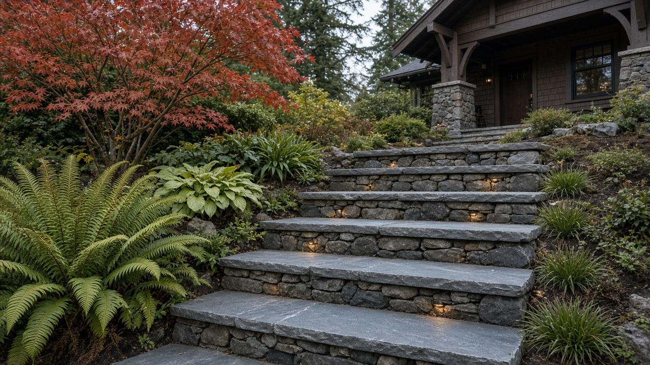 Landscape Steps & Stairway Installation in Portland, OR