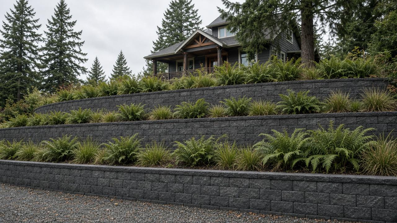 Retaining Wall Installation in Portland, OR